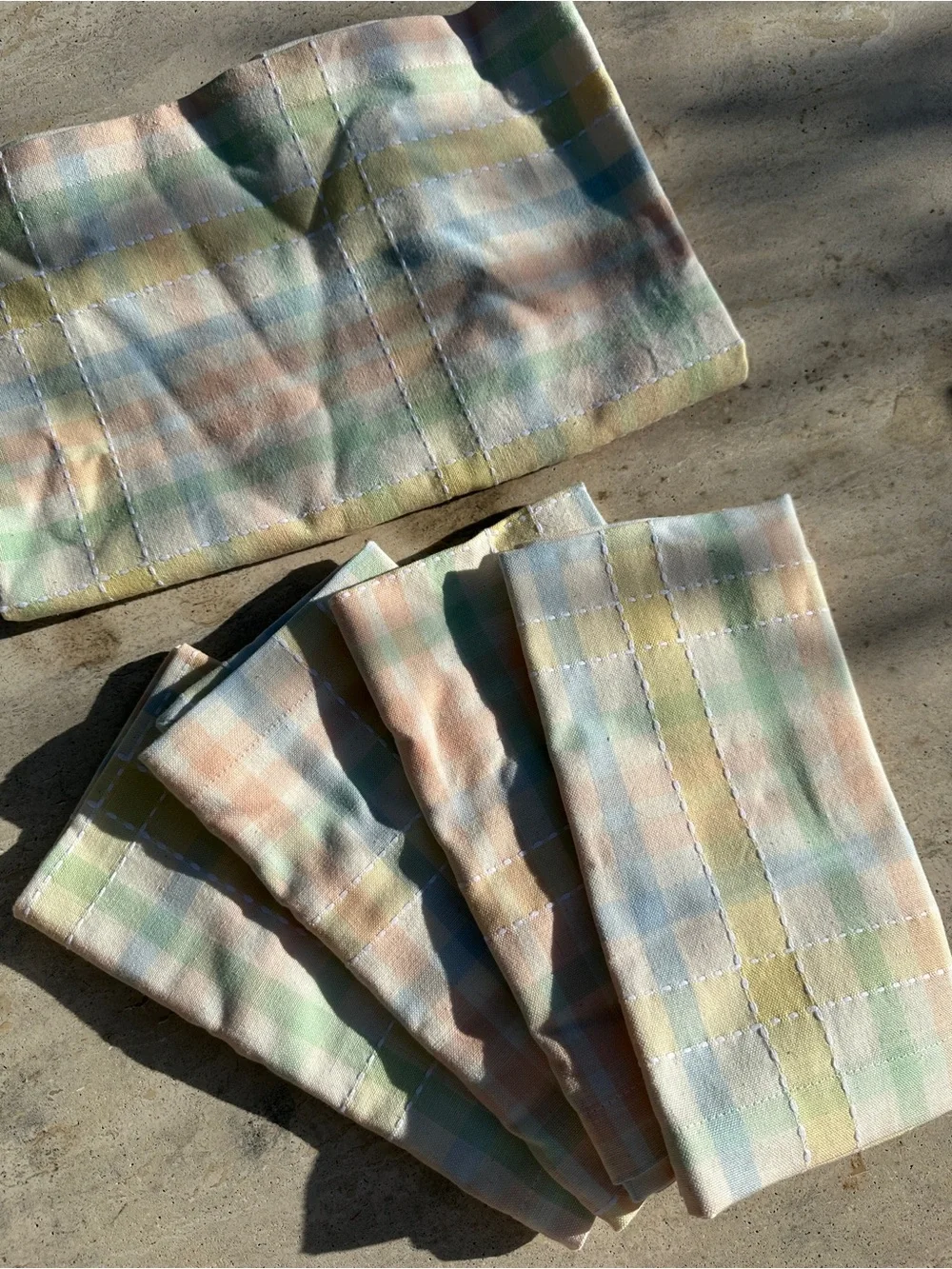 Sur La Table Yellow Chick and Pastel Napkins